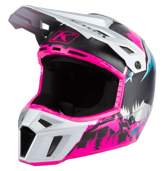 Klim F3 Carbon ECE DNA Pink - High Rise