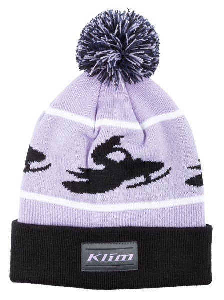 Klim Bomber Beanie Black - Wisteria