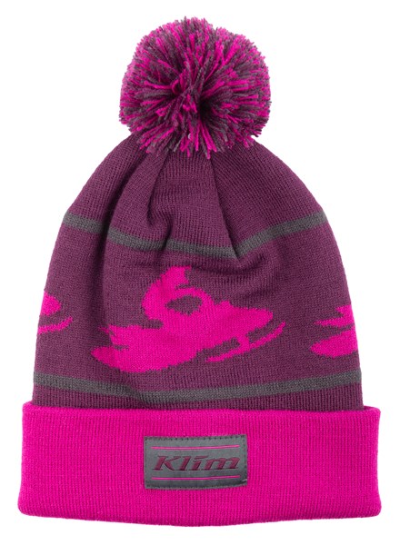 Klim Bomber Beanie Italian Plum - Fuchsia Red