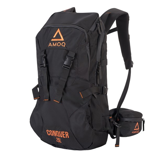 AMOQ Conquer 25L Ryggsäck Svart/Orange