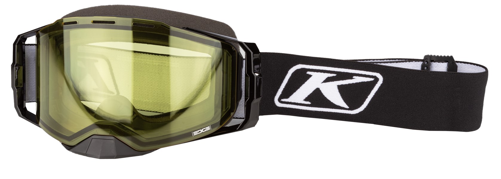 Klim Edge Goggle Focus Black Light Yellow Tint