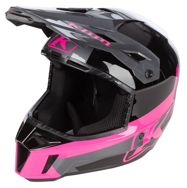 Klim F3 Helmet ECE Elevate Black - Knockout Pink