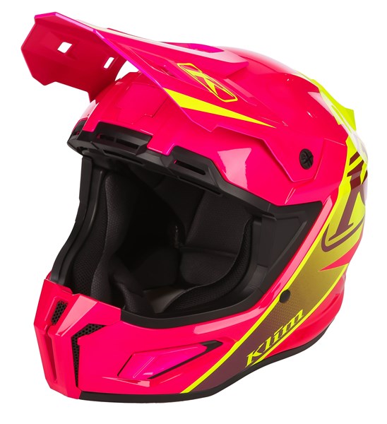 Klim T1 Freeride Helmet ECE Descent Pink Glow